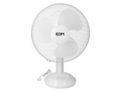 Ventilador Mesa EDM Blanco 35W 30 Cm 3