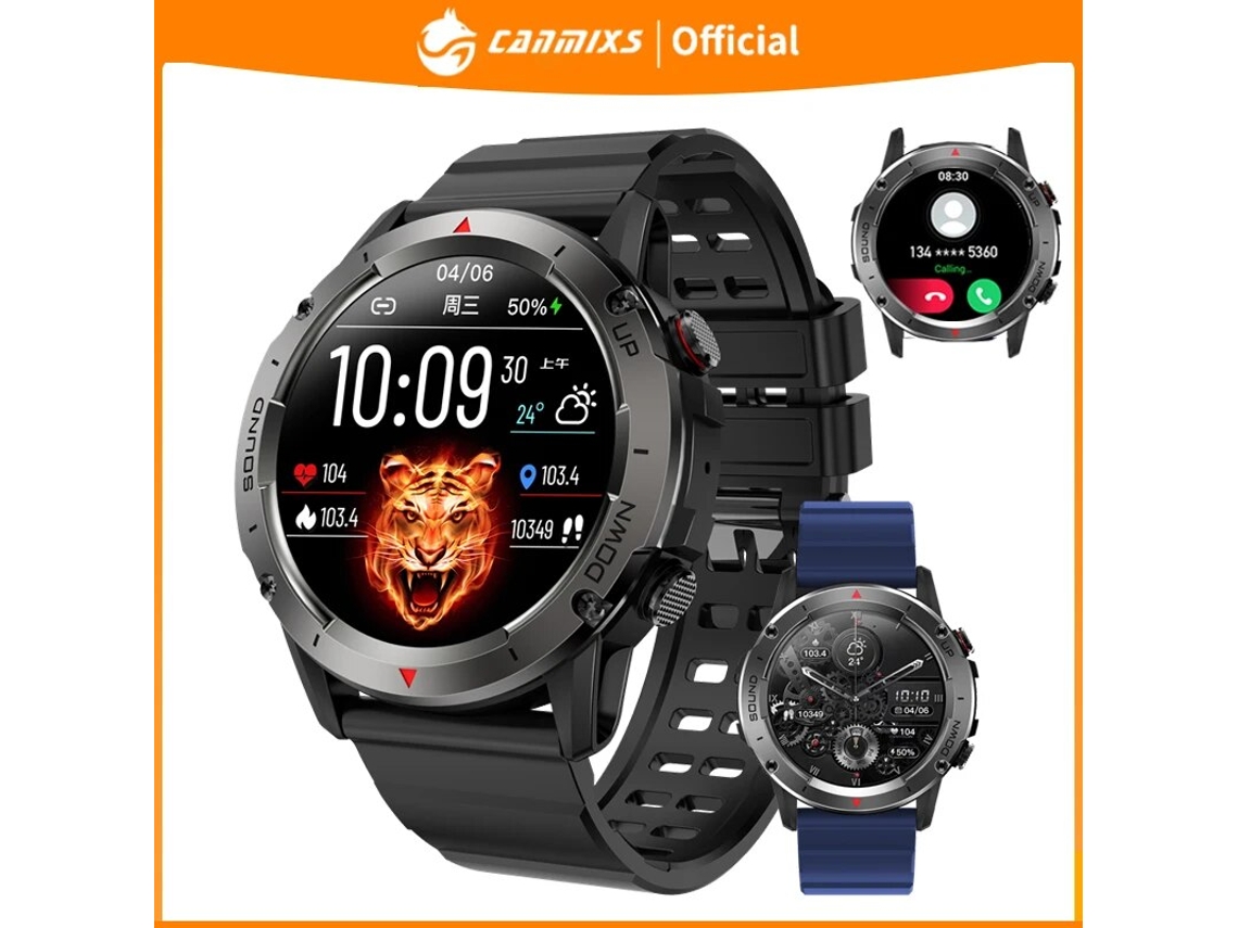 Reloj inteligente Hombres Bluetooth Llamada smartwatch IP68 impermeable fitness tasa de oxígeno Reloj deportivo mujeres Para Android VEANXIN