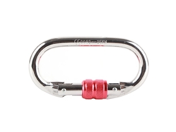 Mosquetão O Forma Com Parafuso Trava 25kn Cc 0082 Para Escalada Em Rocha Outdoor Vermelho
