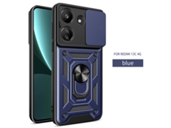 Adequado Para Capas De Celular Redmi Com Fivela Magnética Para Carro, Evitando Qazul Royal janela De Pressão Para Unha Lisa - / Note10s Note11se (ín