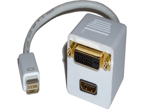 Cable Duplicador Pasivo MiniDVI Macho a DVI-D y HDMI BEMATIK
