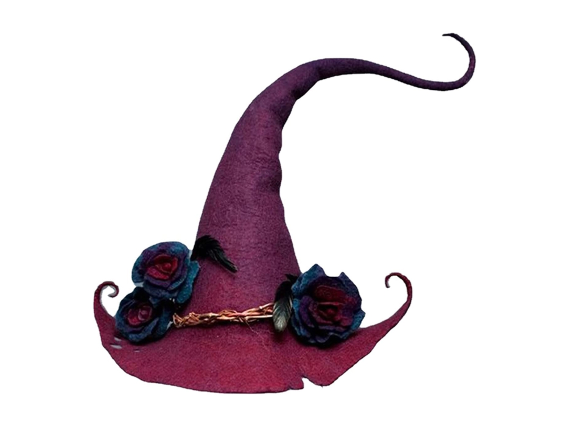Sombrero de bruja para disfraz de Halloween - Material de fieltro