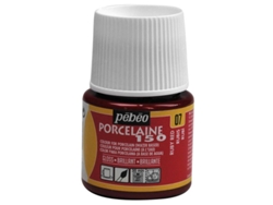 Pintura al Agua para Porcelana Rubí Brillante PÉBÉO (45 ml)