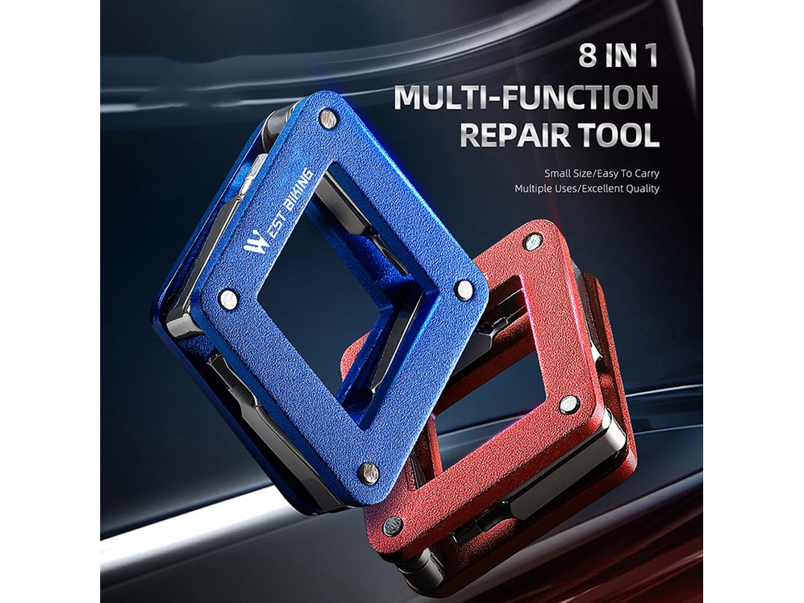 Herramienta De Reparación De Bicicleta Plegable Multifunción