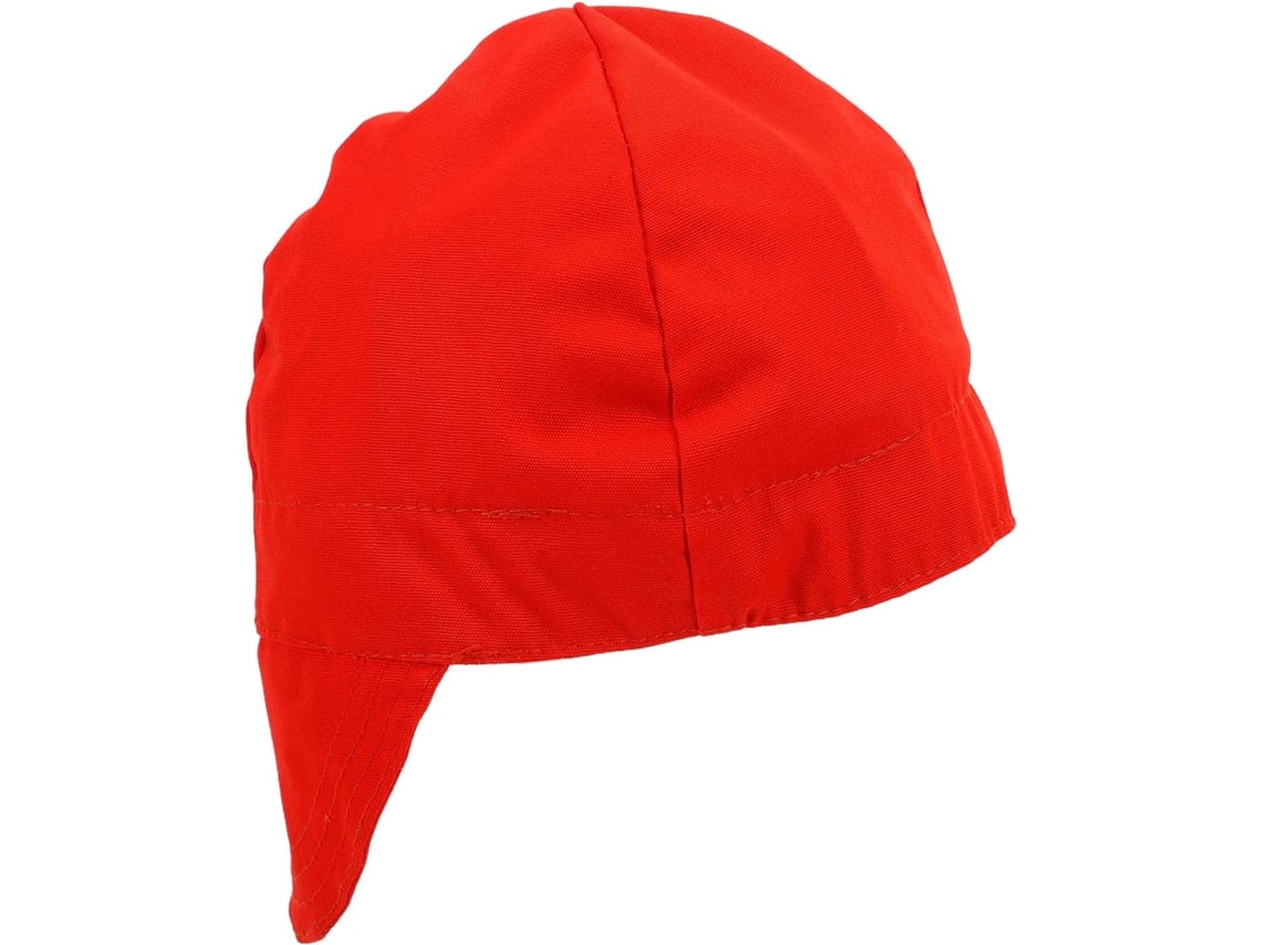 Boné De Soldador Em Algodão Laranja, Resistente A Chamas E À Prova De Vento.