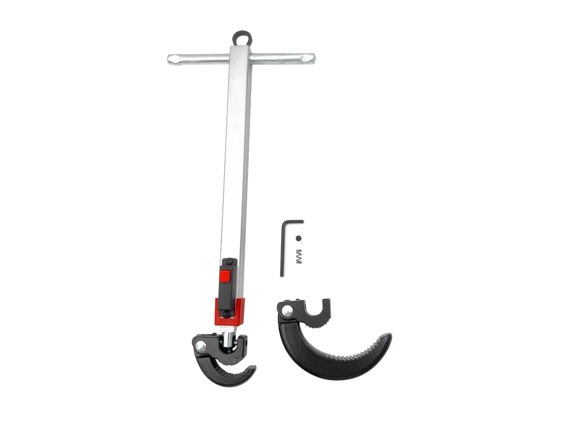 Llave Telescópica Para Fregadero De 10 A 17 Pulgadas, Acero Cr V, Giratoria 180°, Llave Multifuncional Para Grifos, Ideal Para Fontaneros.