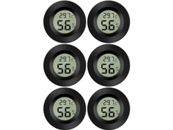 Termómetro Higrómetro Digital Lcd Portátil -50~70℃ 10%~99% Hr Mini Con Batería Lr44