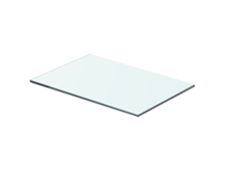 Estante de cristal transparente de 40 x 20 cm para decoración del hogar