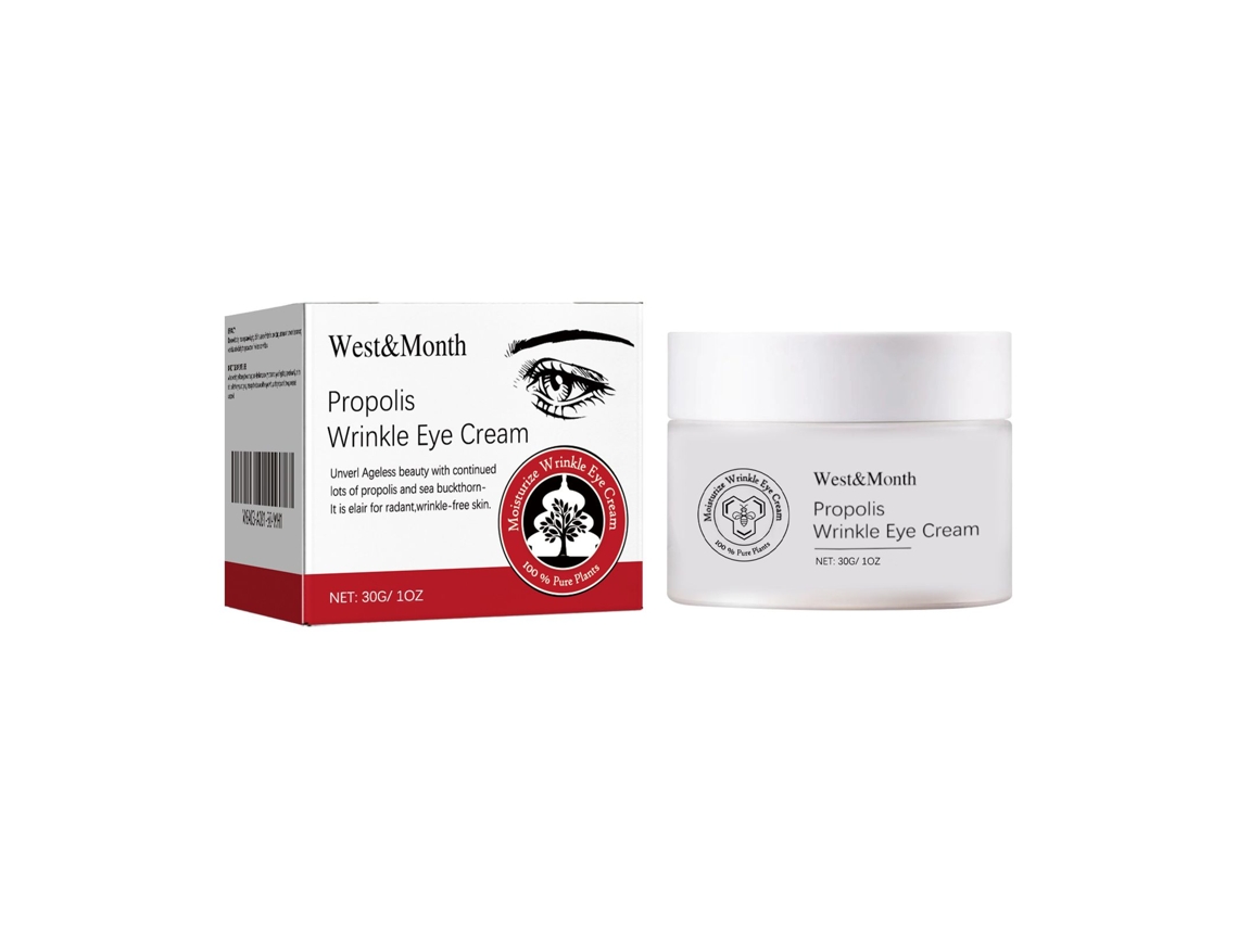Crema antiarrugas para el contorno de ojos con propóleo.