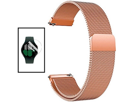Kit Correa + Protector GIFT4ME (Realme Watch 2 - Rosa y Transparente)