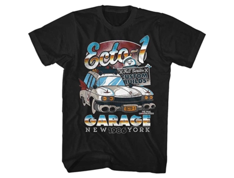 Camiseta ROCKINSTONE Cazafantasmas reales Ecto-1 (S)
