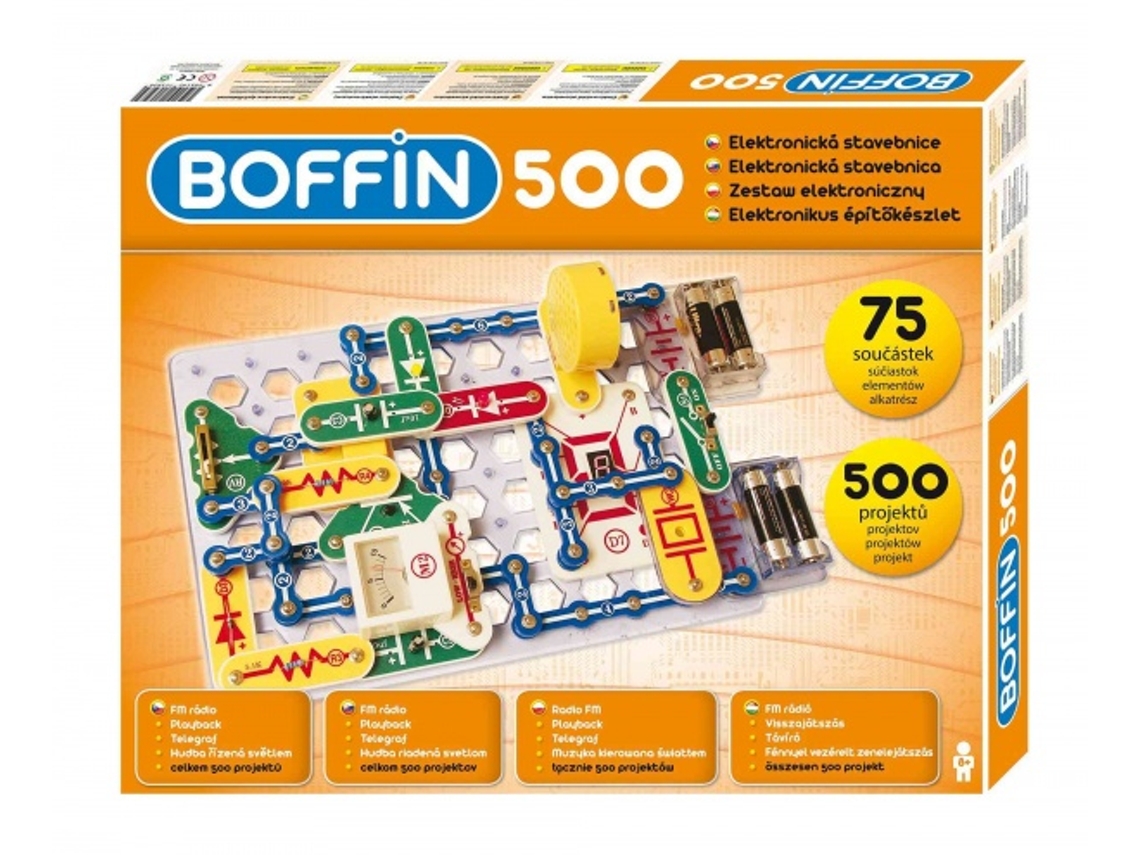 Kit de electrónica BOFFIN 500 (8 anos)