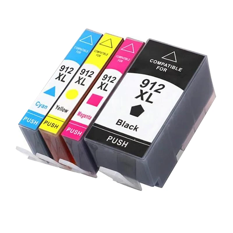 1 Set912xl Cartucho 912 Para Hp Officejet 8010 8012 8013 8014 8015 8017 8018 8020 8022 8023 8024 8025 8026 8028 8035