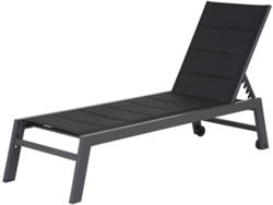 Tumbo HAPPY GARDEN Barbados en Textileno (Negro - Aluminio Gris Antracita)
