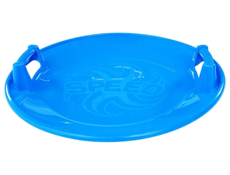 vidaXL Trineo redondo PP azul 66,5 cm