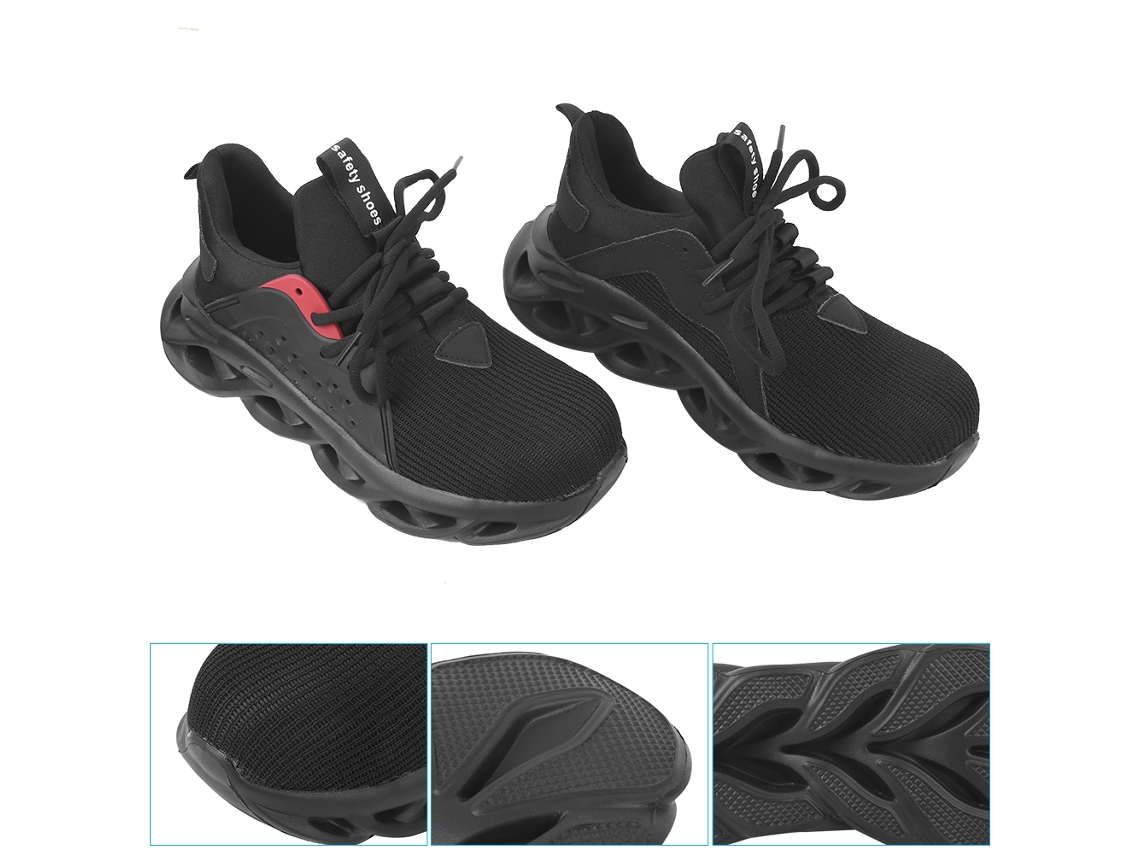 Zapatos De Seguridad Para Hombre Con Punta De Acero Anti-golpes Y Anti-punzones Transpirables Zapatos Industriales Talla 42