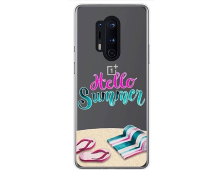 Carcasa OnePlus 8 Pro TUMUNDOSMARTPHONE Dibujos Transparente Multicolor