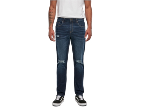 Pantalones Vaqueros para Hombre URBAN CLASSICS (36 - Azul)