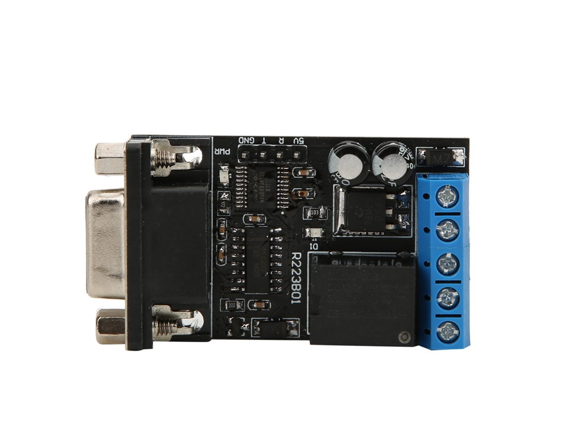 Módulo Relé Retardo Rs232 Puerto Serie Uart 1 Canal Multifuncional Dc12v R223b01