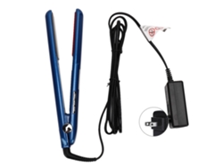Plancha De Pelo Ultrasonica Infrarroja Con Ondas Frías Para Alisar Y Rizar Azul Japonesa