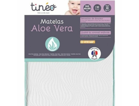 Colchón para cuna Tineo Aloe Vera 60 x 120 cm