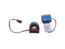 Luz Indicadora Ad101‑22vam Con Doble Pantalla Voltaje Corriente Ac50‑500v 0‑100a Azul