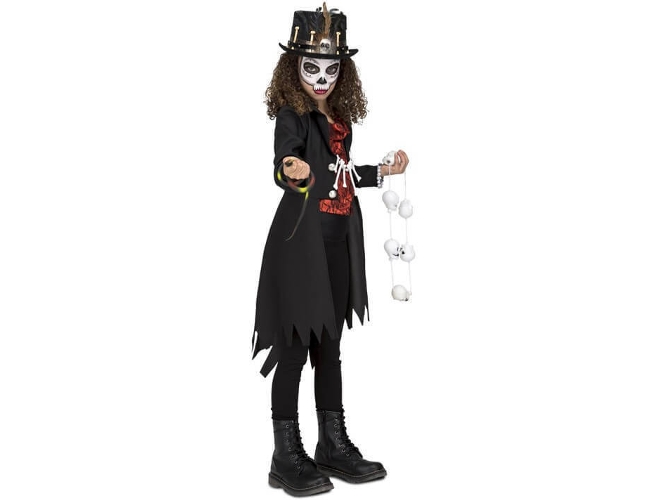 Disfraz de Niña DISFRAZZES Hechicera Vudú (Talla: 10 a 12 años)