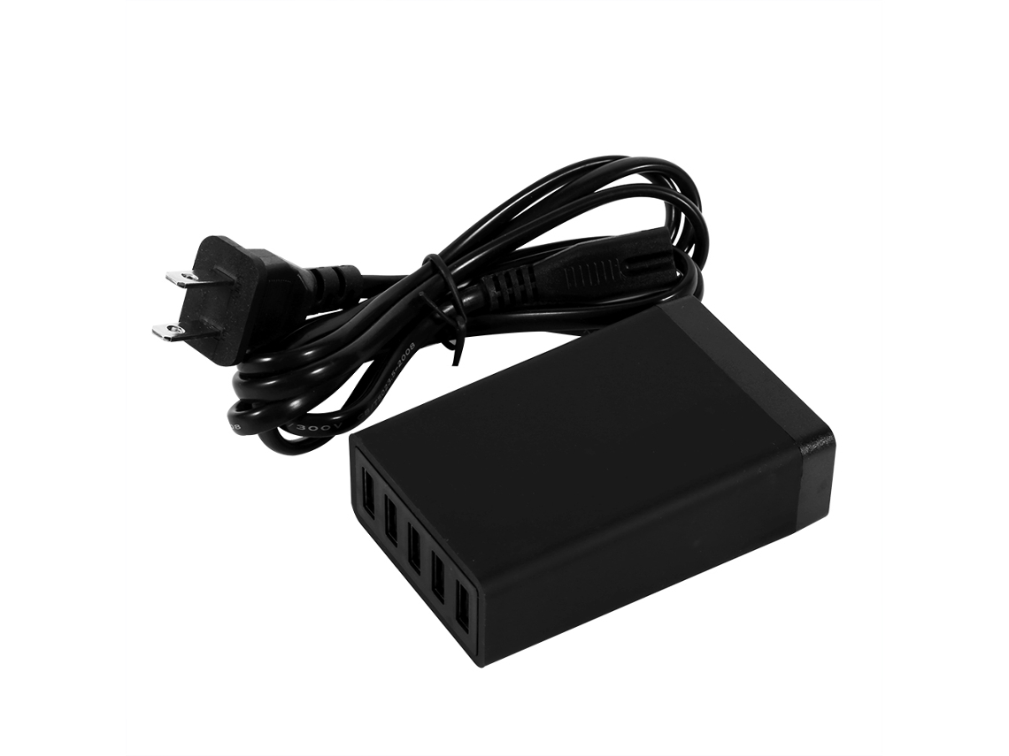 Cargador Rápido Inteligente (carga Con 5 Puertos, Compatible Con Múltiples Dispositivos)