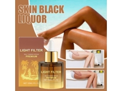 Loción autobronceadora sin sol 30 ml, bronceador natural oscuro Zeuxo