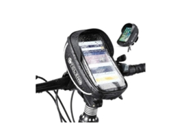 Bolsa de bicicleta impermeable con soporte para teléfono, TPU sensible al tacto con tejido sensible, bolsa de bicicleta sin contacto con visera solar Gusshious