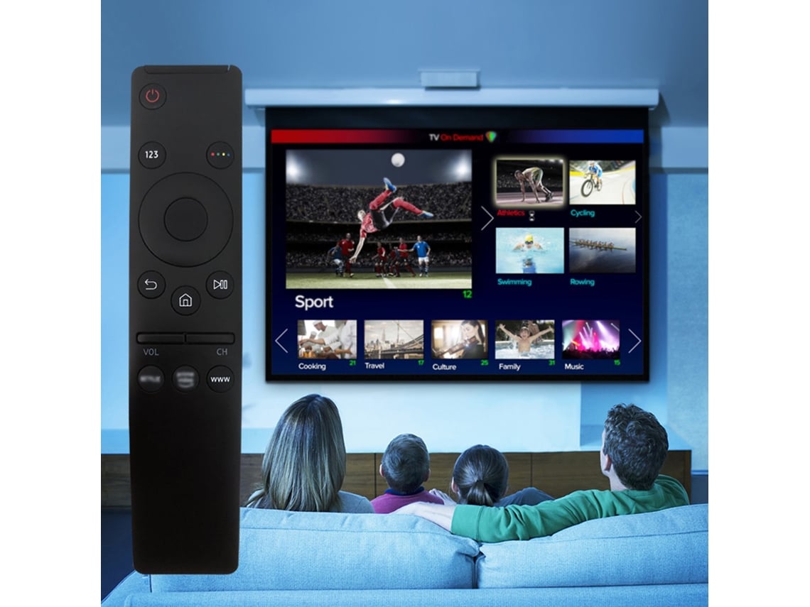 Mando A Distancia Compatible Con Televisores Samsung Bn59-01259b/d Un65ru7100 Un75ru7100 (infrarrojo)