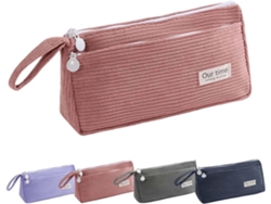 Mochila Escolar Conheceu Con 2 Compartimentos - Estilo Retro Sencillo - Asa Conheceu - Fácil De Llevar - Rosa