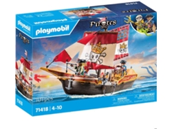PLAYMOBIL Pirates Barco Pirata 71418 M