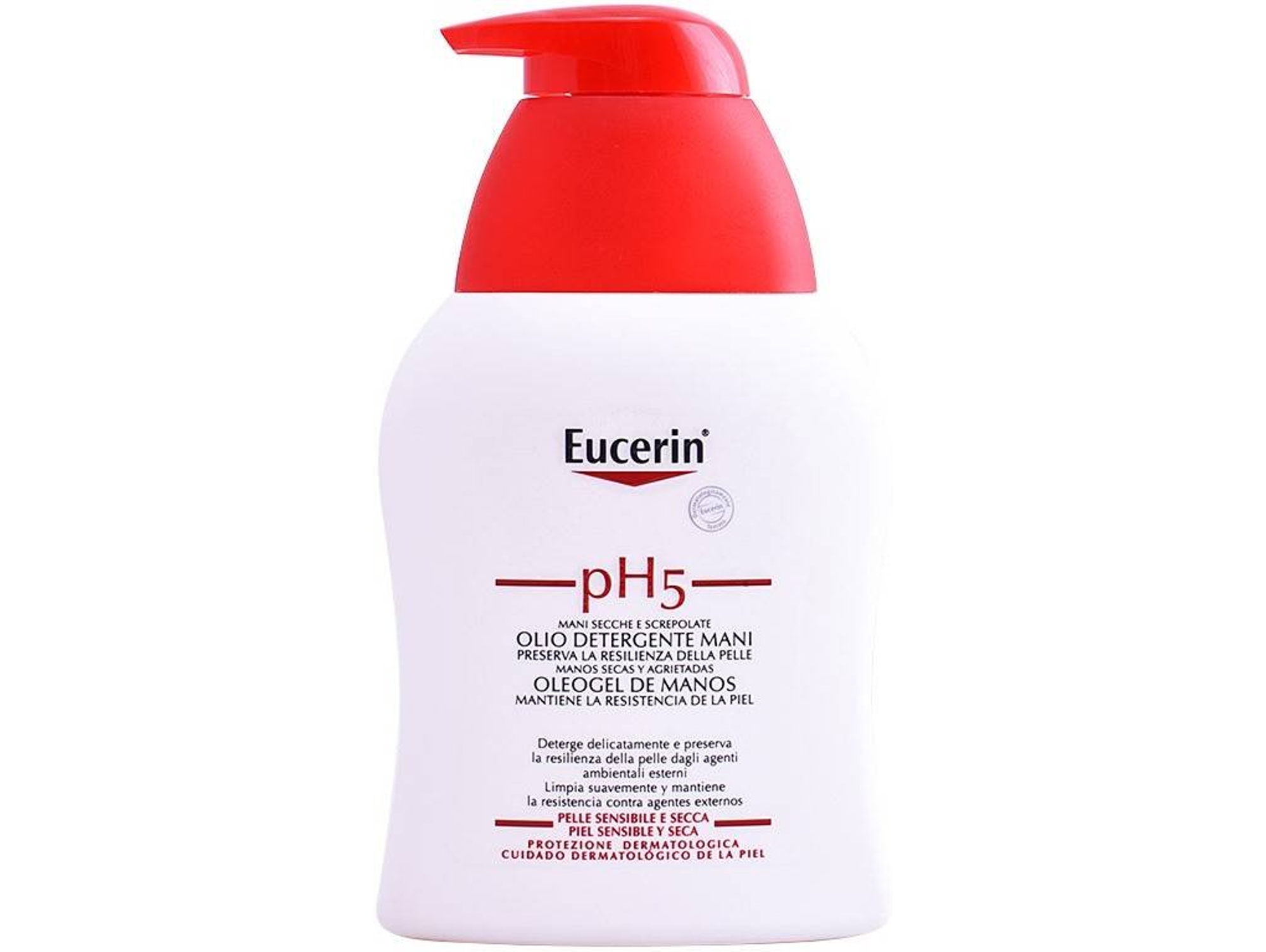 Jabón de Manos EUCERIN Ph5 Oleogel Manos Piel Seca-Agrietada (250 ml)