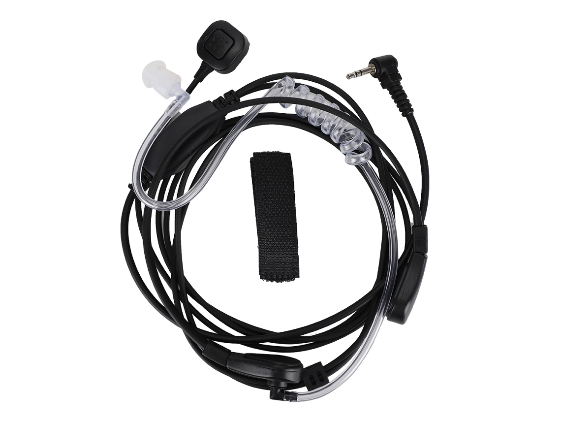 Auriculares de walkie-talkie (micrófono de garganta con tubo acústico)