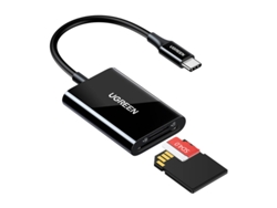 Lector de tarjetas USB-C 2 en 1 Ugreen CM265 (negro)