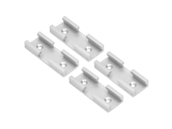 4 Piezas De Conectores En T De Aluminio Para Rieles De Intersección, Herramientas De Carpintería Y Ebanistería, Color Plata.