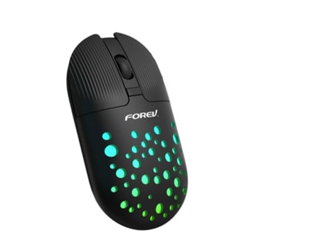 Ratón Bluetooth Luces coloridas Ratones ópticos ergonómicos Plug and Play ajustables de tres velocidades Ratón inalámbrico silencioso con adaptador...