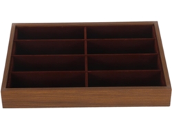 Organizador para proteger y exhibir tus gafas, bandeja de almacenamiento de madera, ligero y portátil, 8 SFUSHOS