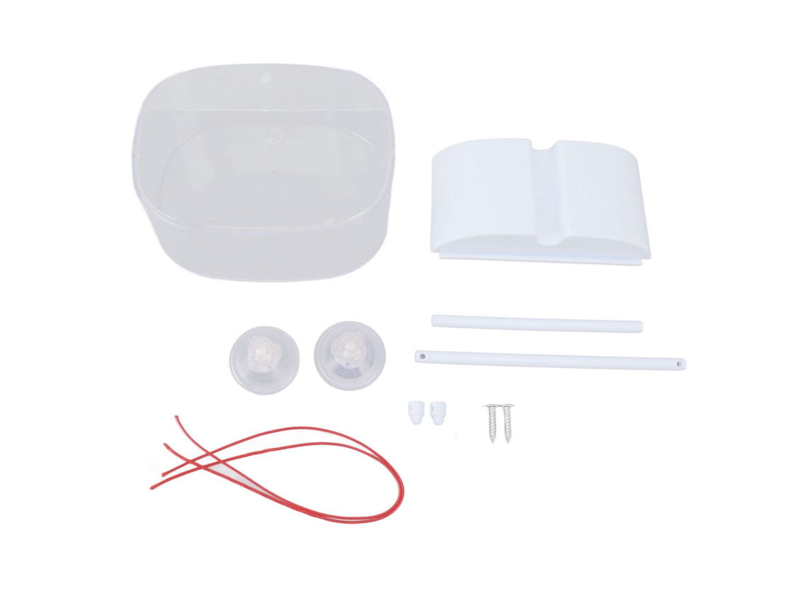 Comedero Para Pájaros Con Ventana Transparente Y Ventosas Resistentes Para Uso En Exteriores.