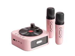 Altavoz portátil inalámbrico de estilo vintage con tecnología BT5.3 y dos micrófonos Ste Chennnls