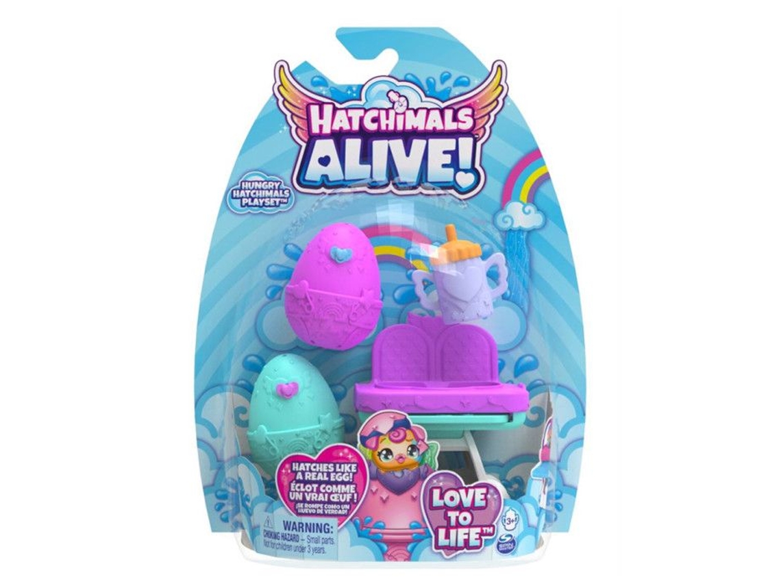 Figuras Coleccionables Spin Master Hatchimals Alive Paquete De 2 Huevos Silla Alta Accesorios Incluidos