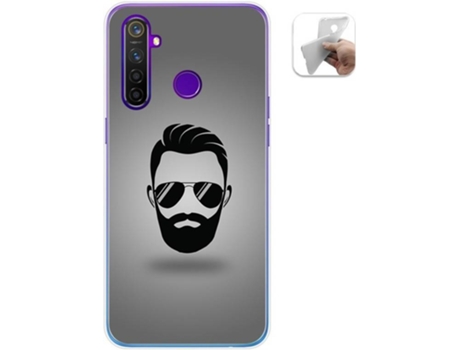 Carcasa Realme 5 Pro TUMUNDOSMARTPHONE Barba Multicolor