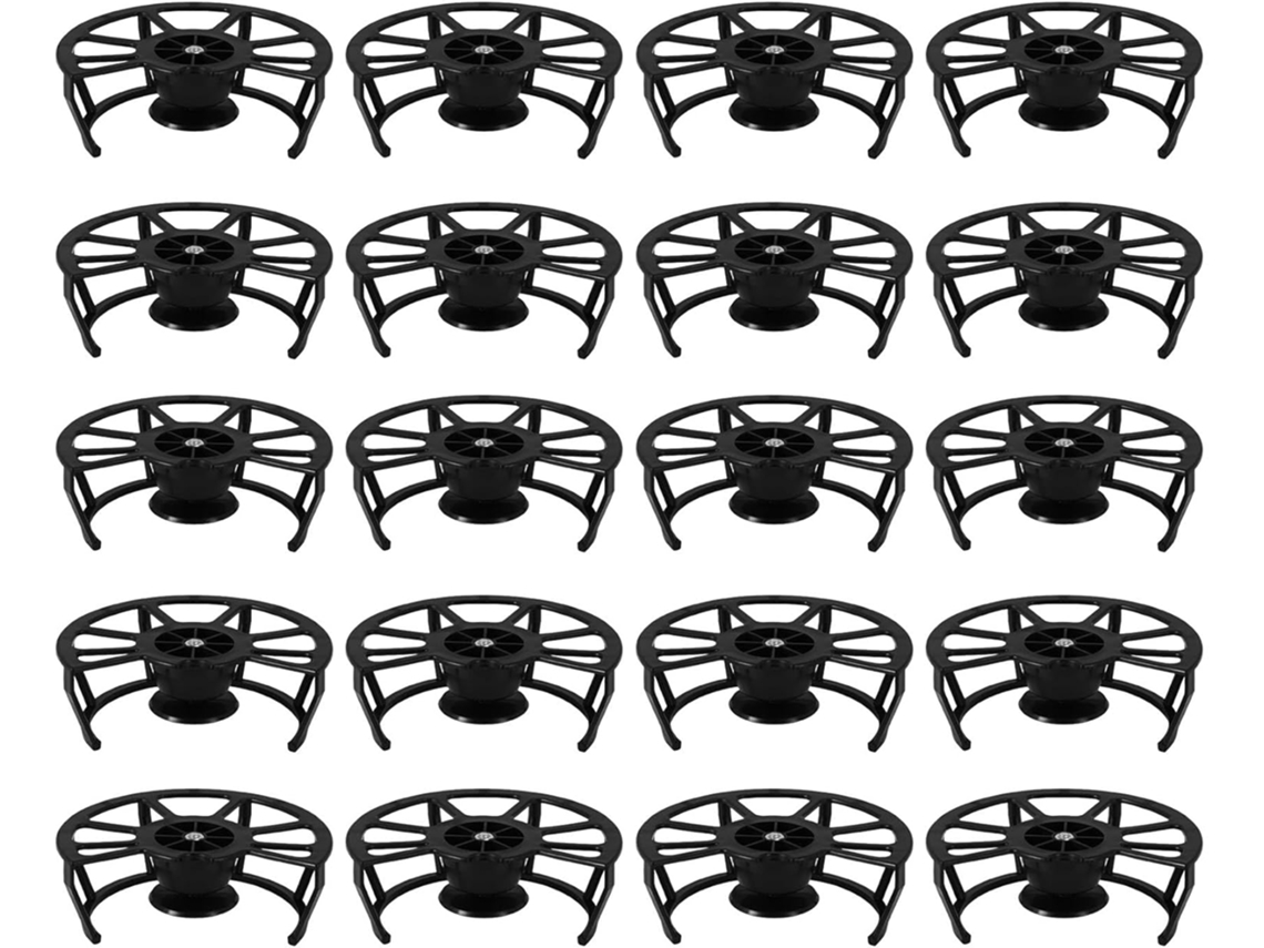 20 Unidades. Adecuado Para Mangos Pro Compatibles. Funda Protectora De Tpee Resistente A Caídas. Color Negro.