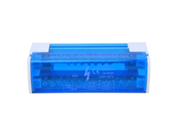 Caja De Distribución Terminal Din Rail De 2 Niveles Monofásica Con Tapa Transparente