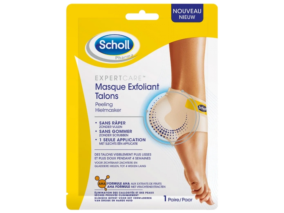 Expert Care Mascarilla Exfoliante Talones 1 Par SCHOLL