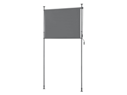 Persiana enrollable para exteriores Cimarra poliéster 150 x 270 x 310 cm gris oscuro pro.tec