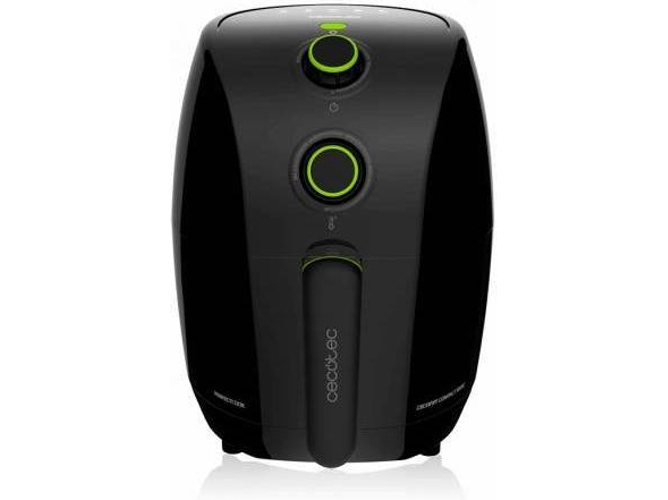 Freidora de Aire CECOTEC Cecofry Compact Rapid (1.5 kg - Negro)