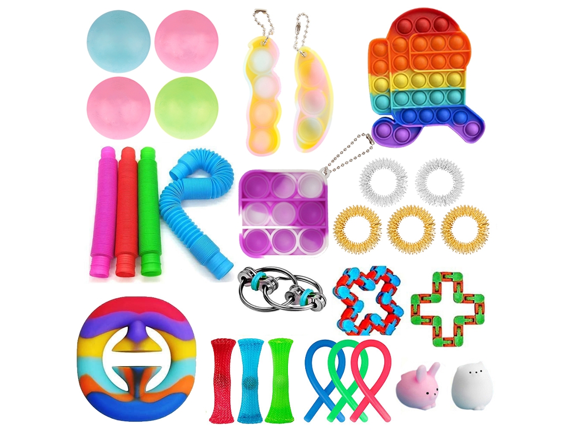 Set De Juguetes Sensoriales Antiestrés Para Niños Y Adultos - Juguetes De Descompresión