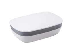 Jabonera Portátil Con Tapa Para Uso En El Baño - A Prueba De Fugas